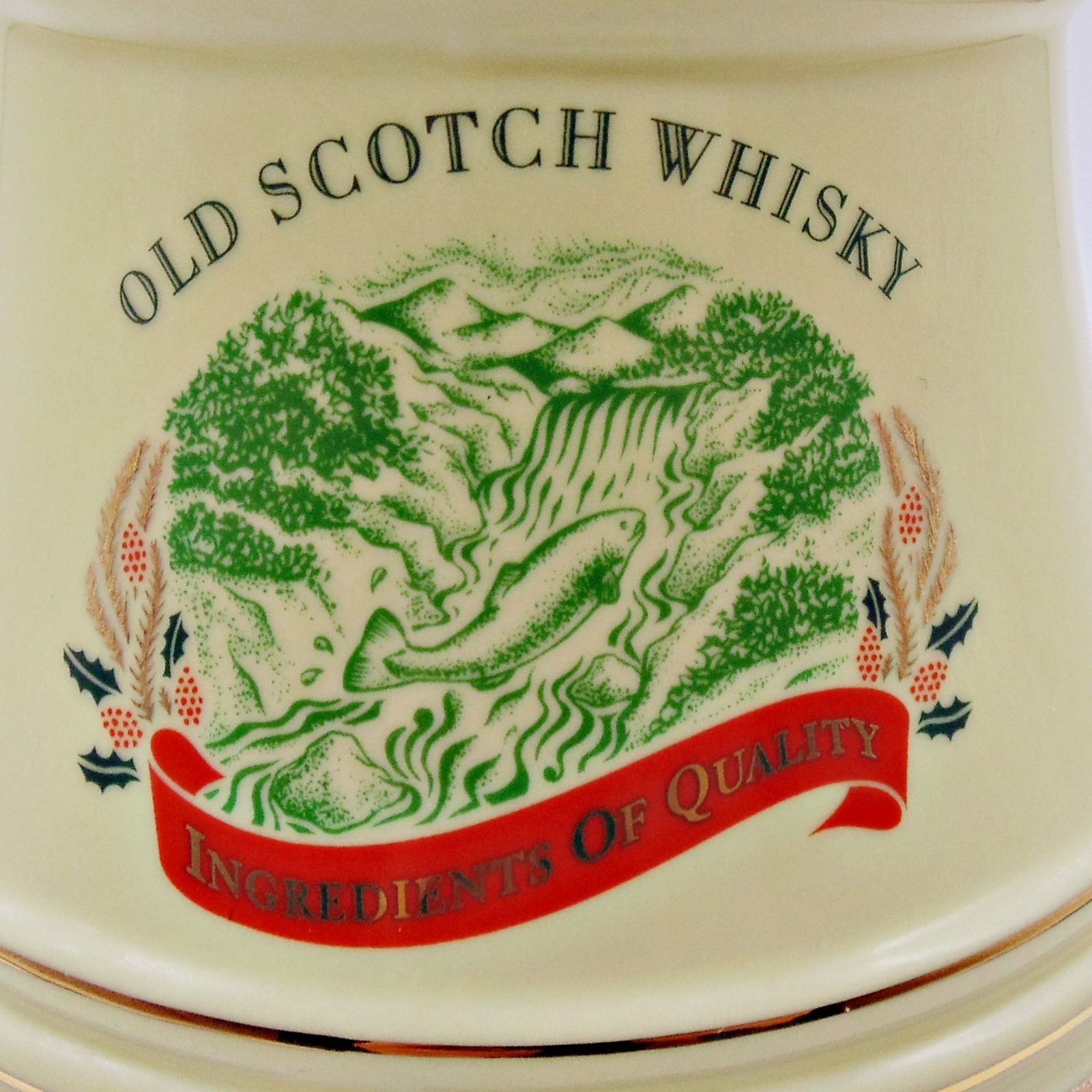 Bell's Christmas 1998 Porcelain Decanter