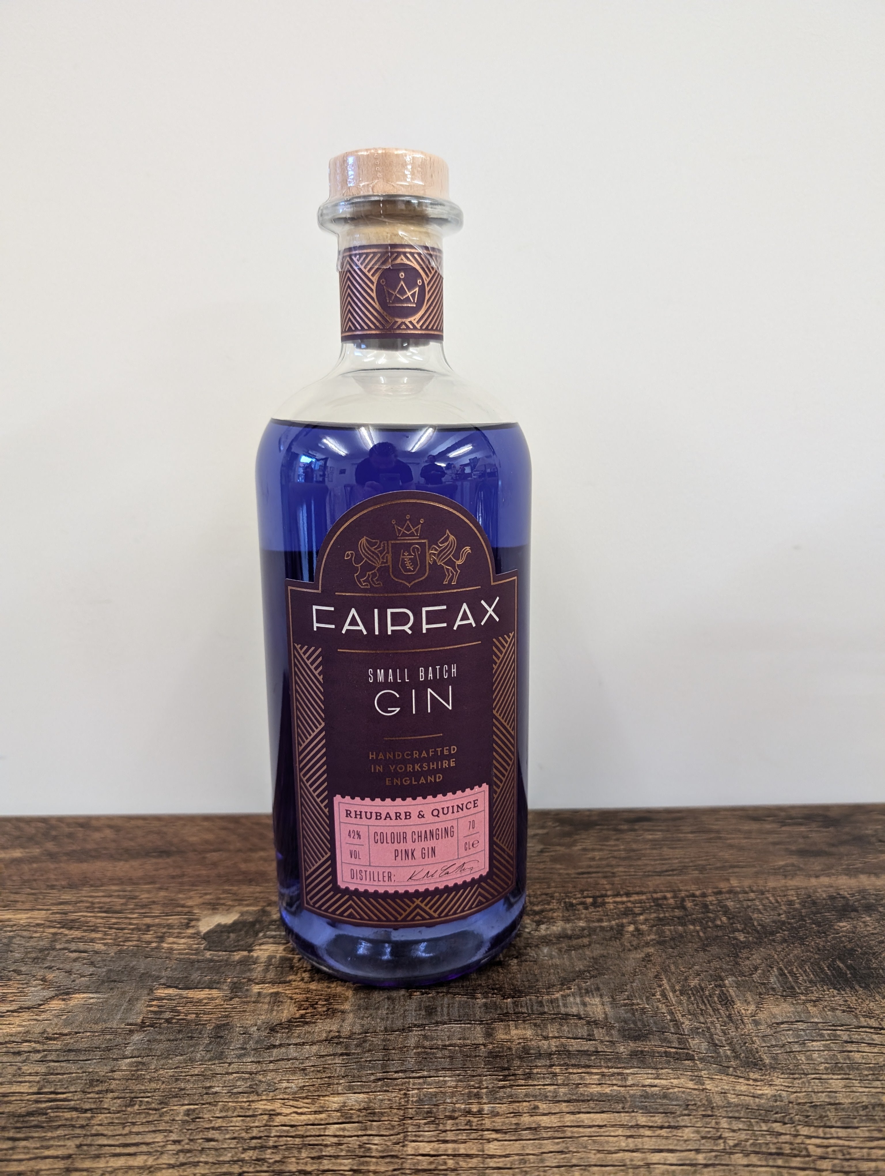 Fairfax Rhubarb & Quince Colour Changing Pink Gin