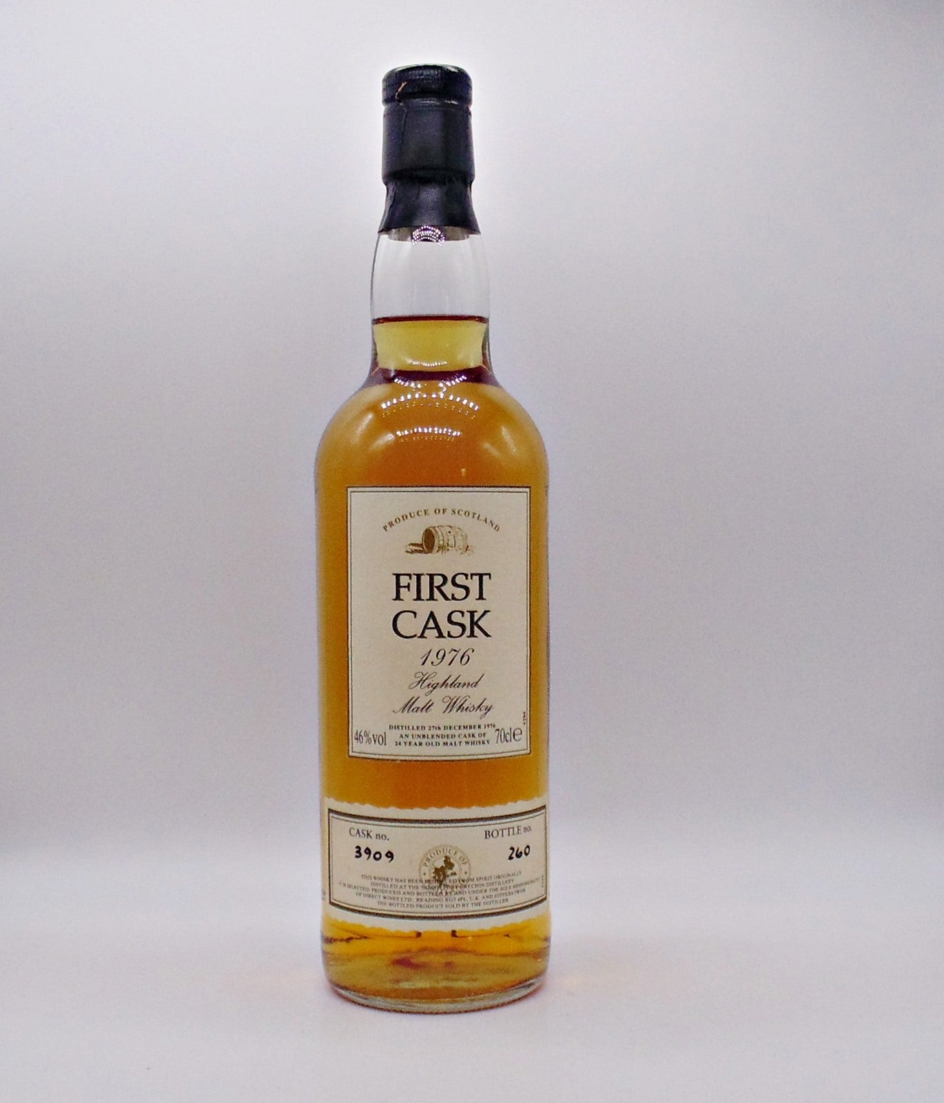 North Port Brechin First Cask 1976 - 24 Year Old - Bottle NO.260