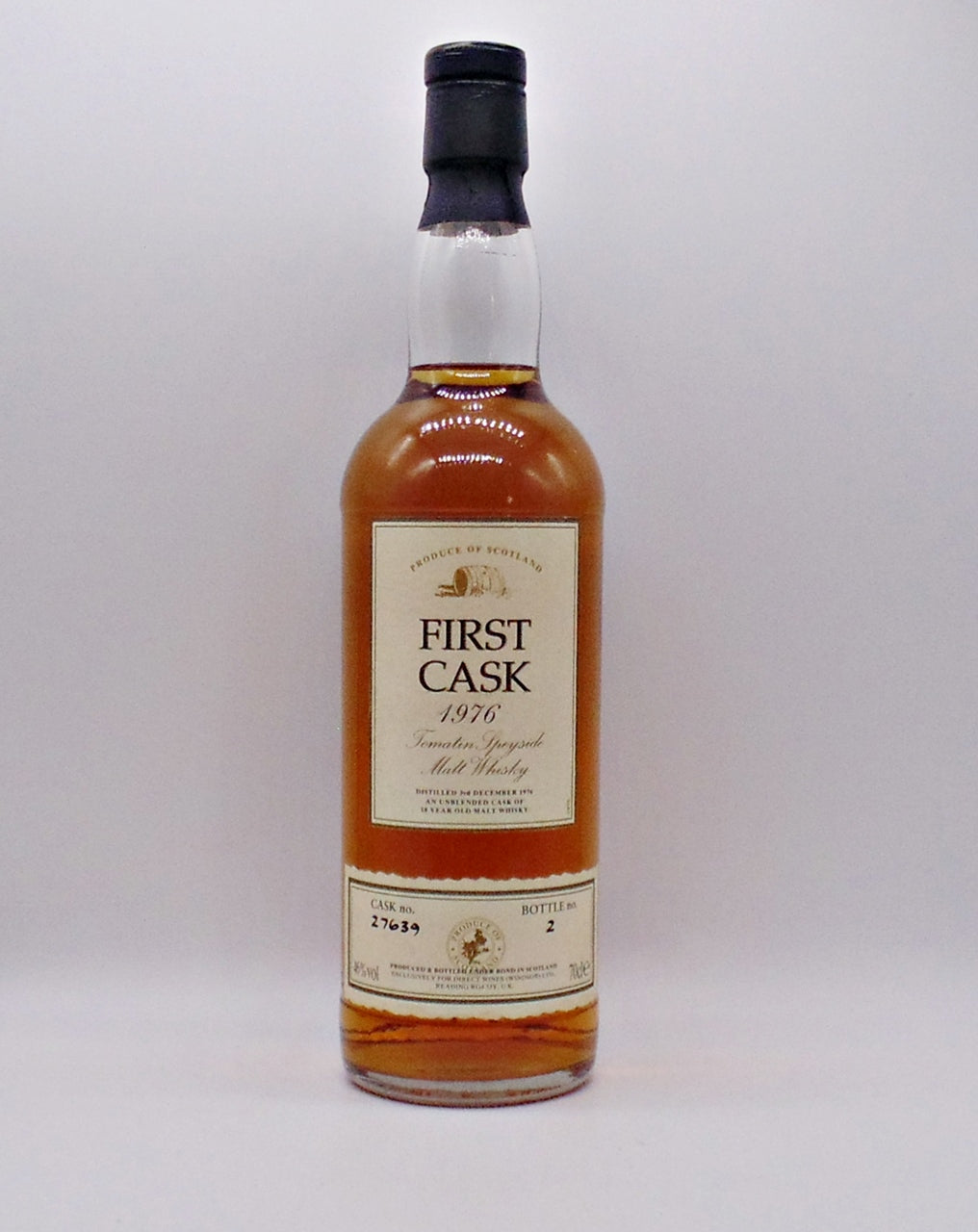 Tomatin First Cask 1976 - 18 Year Old - Bottle NO. 2