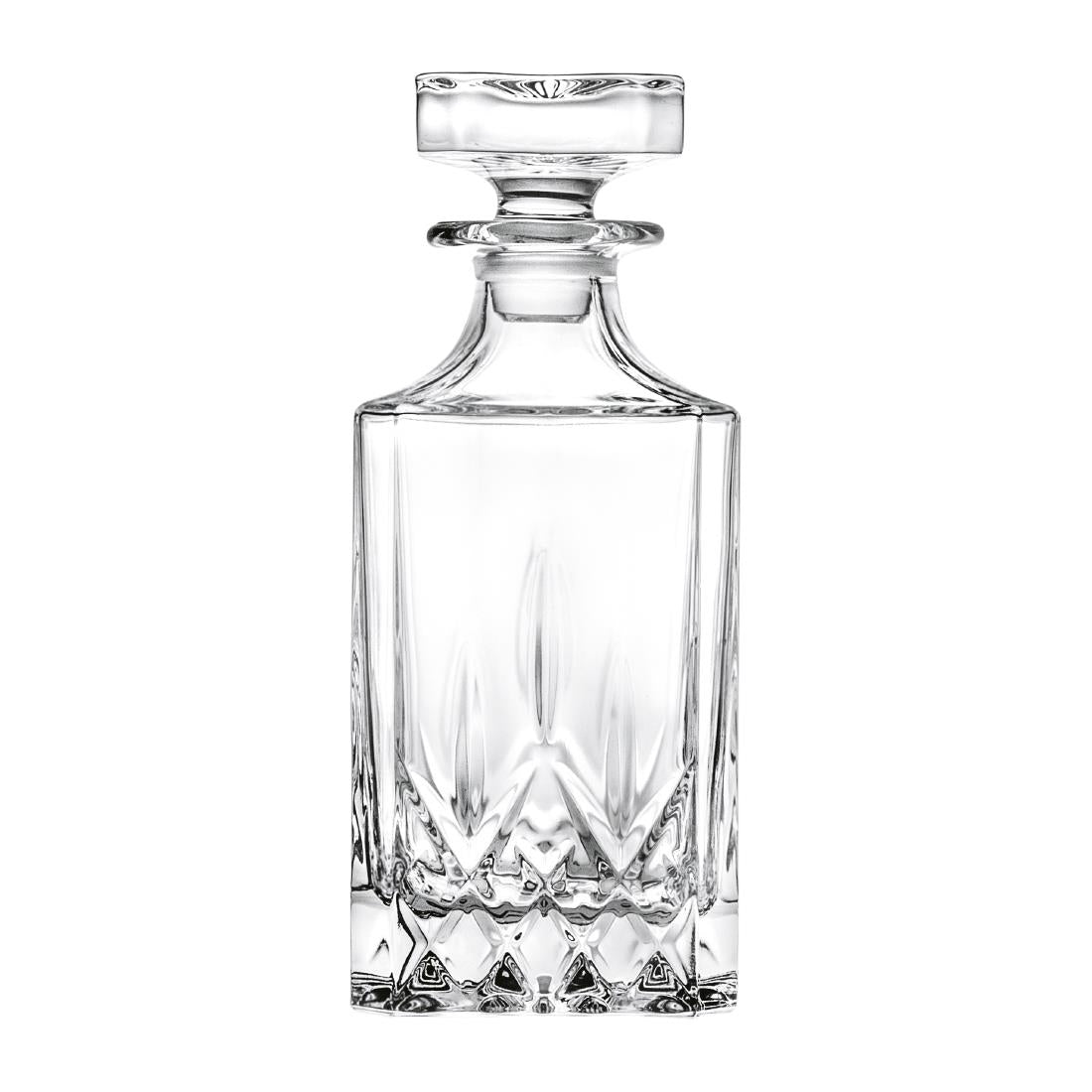 Cristalleria Opera Square Whisky Decanter 750ml (Pack of 4)